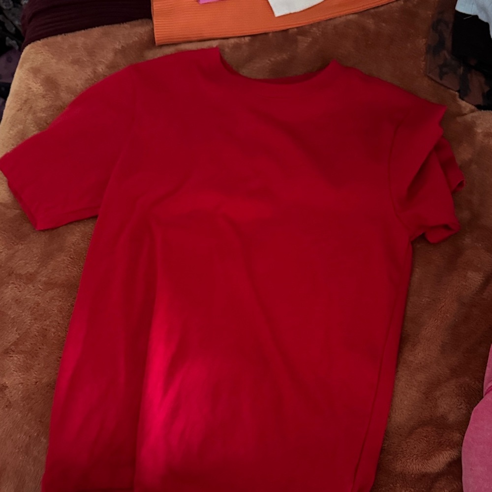 Wonder Nation Vibrant Red Short Sleeve Tee
